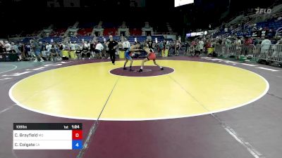 106 lbs Cons 32 #2 - Caden Brayfield, MO vs Camm Colgate, CA