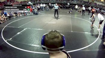 70 lbs Champ. Round 1 - Nolan Arredondo, Elm Creek Youth Wrestling Club vs Espen Mefford, Battle Creek
