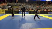 Manuela Frazatto vs Leah Renee Fitzgerald 2025 Pan Kids Jiu-Jitsu IBJJF Championship