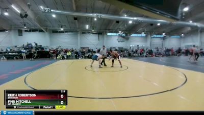 215 lbs Cons. Round 2 - Keith Robertson, Brighton vs Finn Mitchell, Air Academy