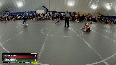 84 lbs Round 2 (8 Team) - Elijah Allen, Killer Elite vs Isaac Kruse, Noah Mattin`s WA