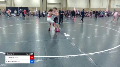 165 lbs Consi Of 4 - Jacob Ornelas, Beebe Trained vs Deven Bradshaw, Coastline Wrestling Academy