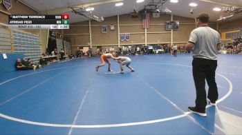 133 lbs Semifinal - Atridad Feizi, Menlo vs Matthew Terrence, Doane