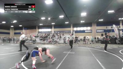 130 lbs Consi Of 16 #2 - Maria Jurado, Valiant College Prep vs Alexa Tweeten, Havre WC