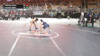 138 3A 1st Place Match - Stefano Garcia, Miami Southridge Hs vs ZACHARY BERRY, Palm Harbor University