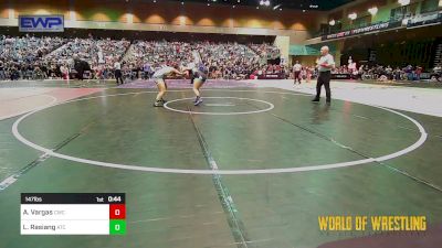 147 lbs Consi Of 8 #2 - Aliyha Vargas, Camas Wrestling Club vs Lucille Rasiang, Aniciete Training Club