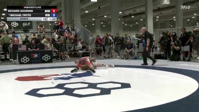 Masters E FS - 78 lbs Semis - Richard Goodwin, Mad Cow Wrestling Club vs Michael Tritto, Montgomery Youth Wrestling League