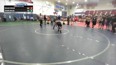 165 lbs Round 3 - Julian Rojas, Downey vs Adam Salas, Los Alamitos High School