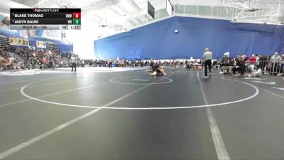 190 lbs Champ. Round 1 - Blake Thomas, Shawnee Mission West vs Jadyn Baum, Washburn Rural