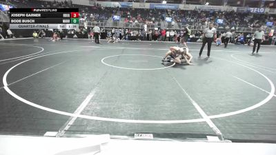 133 lbs Quarterfinal - Joseph Garner, Rough Riders Wrestling vs Bode Busch, Manhattan Wrestling Club