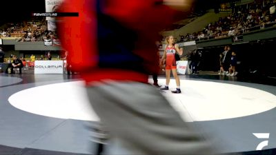 Champ. Round 3 - Emmalyn Clark, Elk Grove Wrestling Academy vs April Liu, Savage House Wrestling Club