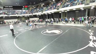 113 lbs Cons. Round 1 - John Smith, Bethalto (Civic Memorial) vs Griffin Finch, Quincy (Sr.)
