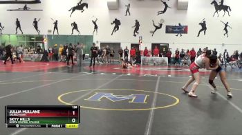 136 lbs Champ. Round 2 - Jullia Mullane, Sacred Heart vs Skyy Hills, North Central College