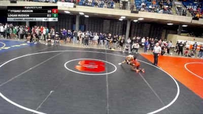 106 lbs Champ. Round 2 - Tyquez Hudson, Unattached vs Logan Hudson, Unattached
