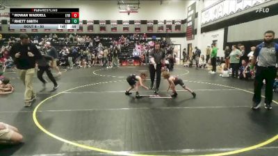 50 lbs Round 1 - Rhett Smith, Eastside Youth Wrestling vs Rowan Waddell, Cobra Wrestling Club