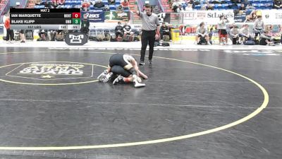 107 lbs Consy Rd Ii - Ian Marquette, Montgomery Area vs Blake Klipp, Bishop McDevitt