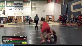 160 lbs Quarterfinal - Tyler Sauter, Liberty_AZ vs Hayden Faulk, Arbor View