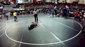 80 lbs Cons. Round 1 - Maxon Brouillette, York Wrestling Club vs Keegan Quinn, Midwest Destroyers Wrestling Club