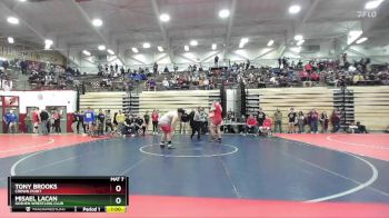 285 lbs Champ. Round 1 - Tony Brooks, Crown Point vs Misael Lacan, Goshen Wrestling Club