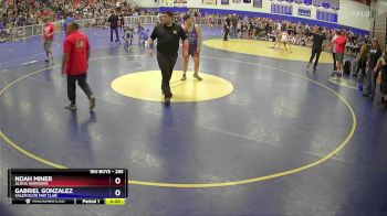 285 lbs Quarterfinal - Noah Miner, Aloha Warriors vs Gabriel Gonzalez, Salem Elite Mat Club