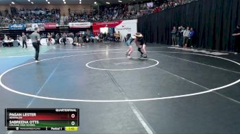 120G Quarterfinal - Pagan Lester, Newhalen vs SABREENA OTTS, Chugiak High School