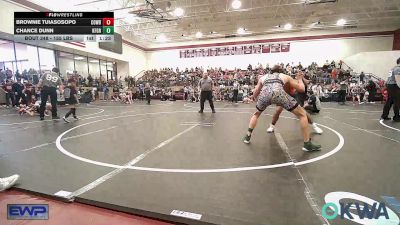 155 lbs Rr Rnd 3 - Brownie Tuiasosopo, Cowboy Wrestling Club vs Chance Dunn, Kingfisher YellowJackets