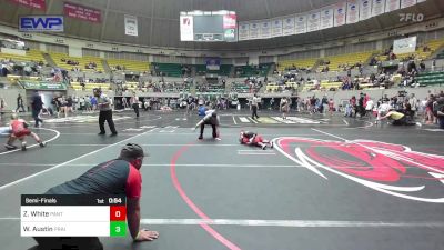 37-40 lbs Semifinal - Zayden White, Panther Youth Wrestling-CPR vs Wellington Austin, Prairie Grove Youth Wrestling