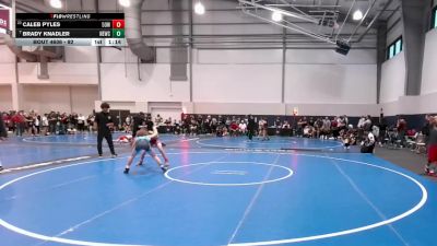 92 lbs Champ. Round 2 - Brady Knadler, NB Elite Wrestling Club vs Caleb Pyles, 512 Outlaw Wrestling