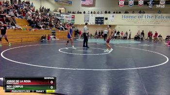 120 lbs Semifinal - Jorge De La Rosa, Forest Grove vs Roy Corpus, Newberg