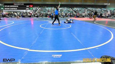 125 lbs Quarterfinal - Dylan Anderson, Hyperbolic vs Nixon Canfield, Sanderson Wrestling Academy
