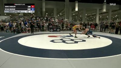 79 lbs Champ. Round 1 - Zeke Dubler, Lehigh Valley Wrestling RTC vs Ryan Beirne, Duke Wrestling