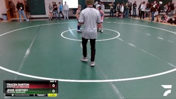 70 lbs Champ. Round 1 - Tracen Barton, Riverton USA Wrestling vs Jesse Gortney, Tri-State Grapplers