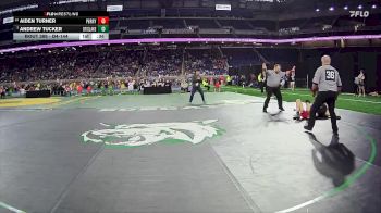 D4-144 lbs 7th Place Match - Andrew Tucker, Otisville LakeVille Memorial vs Aiden Turner, Perry