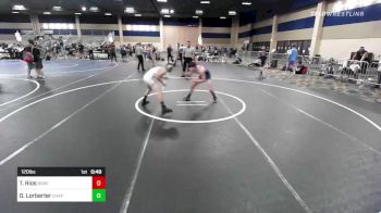 120 lbs Consi Of 4 - Tristan Rios, Boneyard Wr Ac vs Onelo Lorberter, Chaparral HS
