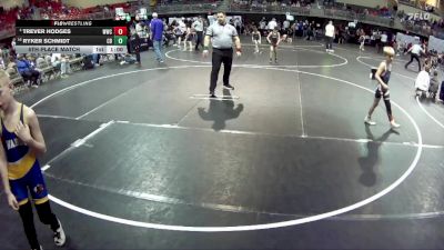 70 lbs 5th Place Match - Ryker Schmidt, Crofton Bloomfield vs Trever Hodges, Wahoo Wrestling Club