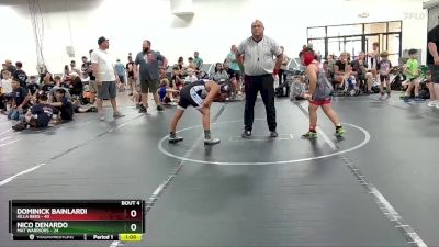 96 lbs Round 2 (4 Team) - Dominick Bainlardi, Killa Bees vs Nico Denardo, Mat Warriors