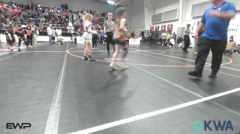 98 lbs Rr Rnd 5 - Chevy LamHo, Wagoner Takedown Club vs Aydreana McClain, Berryhill Wrestling Club