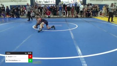 84 lbs Round Of 32 - Cooper Knorr, Chartiers Valley vs Michael Christafore, Virginia Patriots