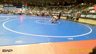 100 lbs Final - Tommy Tonga, Siouxland Wrestling Academy vs Maxon McMurtrie, Cowburn Wrestling Compound