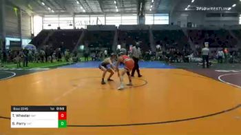 126 lbs Consolation - Tristan Wheeler, Mat Time vs Spencer Parry, Mat Time