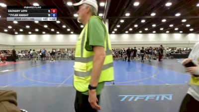 106 lbs Champ. Round 2 - Zachary Leto, FL vs Tyler Knight, TN