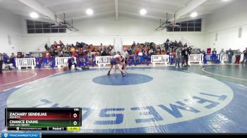 195 lbs Cons. Round 4 - Zachary Sendejas, Righetti vs Chance Evans, San Luis Obispo