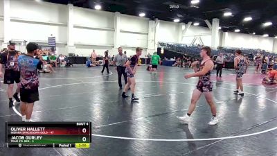 175 lbs Round 2 (6 Team) - Oliver Hallett, Indiana Smackdown Gold vs Jacob Gurley, Team STL Red