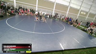 65 lbs Placement (4 Team) - Pepper Probst, Utah Green vs Kalani Barabin, Team Arizona