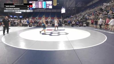 126 lbs Champ. Rd Of 16 - Jack Baker, CA vs Maximus Riggins, IA