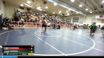 126 lbs Champ. Round 2 - Logan Hackman, Los Osos vs Cairo Plascencia, Central
