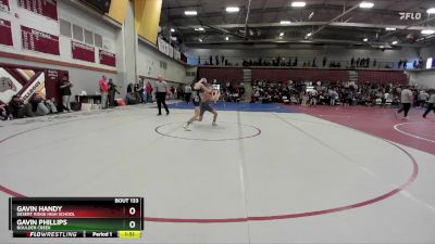 113 lbs Champ. Round 2 - Gavin Handy, Desert Ridge High School vs Gavin Phillips, Boulder Creek