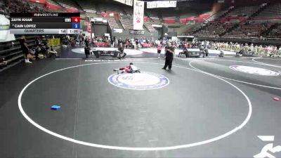 108 lbs Quarters - Zayn Khan, Inland Elite Wrestling Club vs Cain Lopez