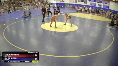 82 lbs Round 3 - Jaxon Aguilar, All-phase vs Kyler Alger, Crater