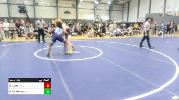 190 lbs Consolation - Garrett Lees, Southwest Washington WC vs Eli Calderon, UP Outlaws